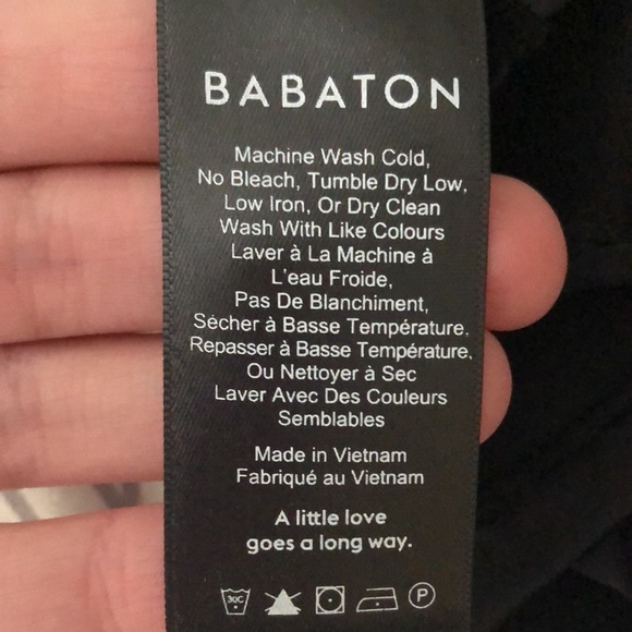 ⭐️Babaton silky front or back tie neck top❤️EUC⭐️ - Picture 7 of 12